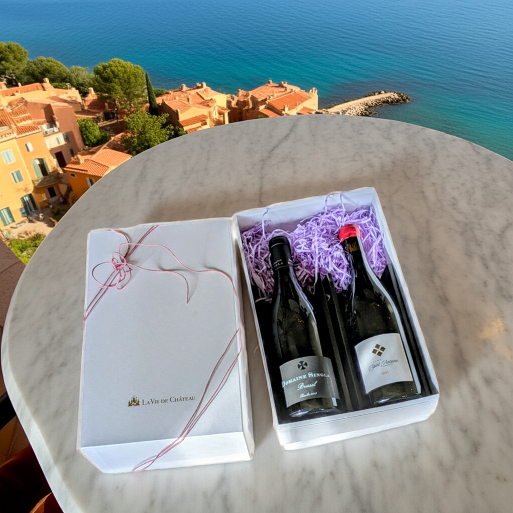 Coffret cadeau de 2 bouteilles de vin du Roussillon (Croix Saint-Antoine &)