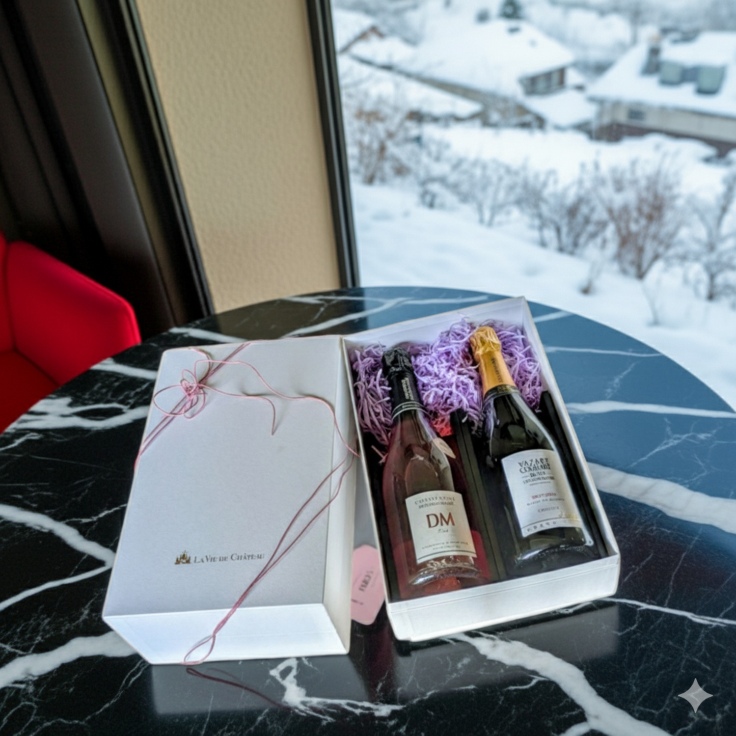 Coffret champagne grand cru et rose