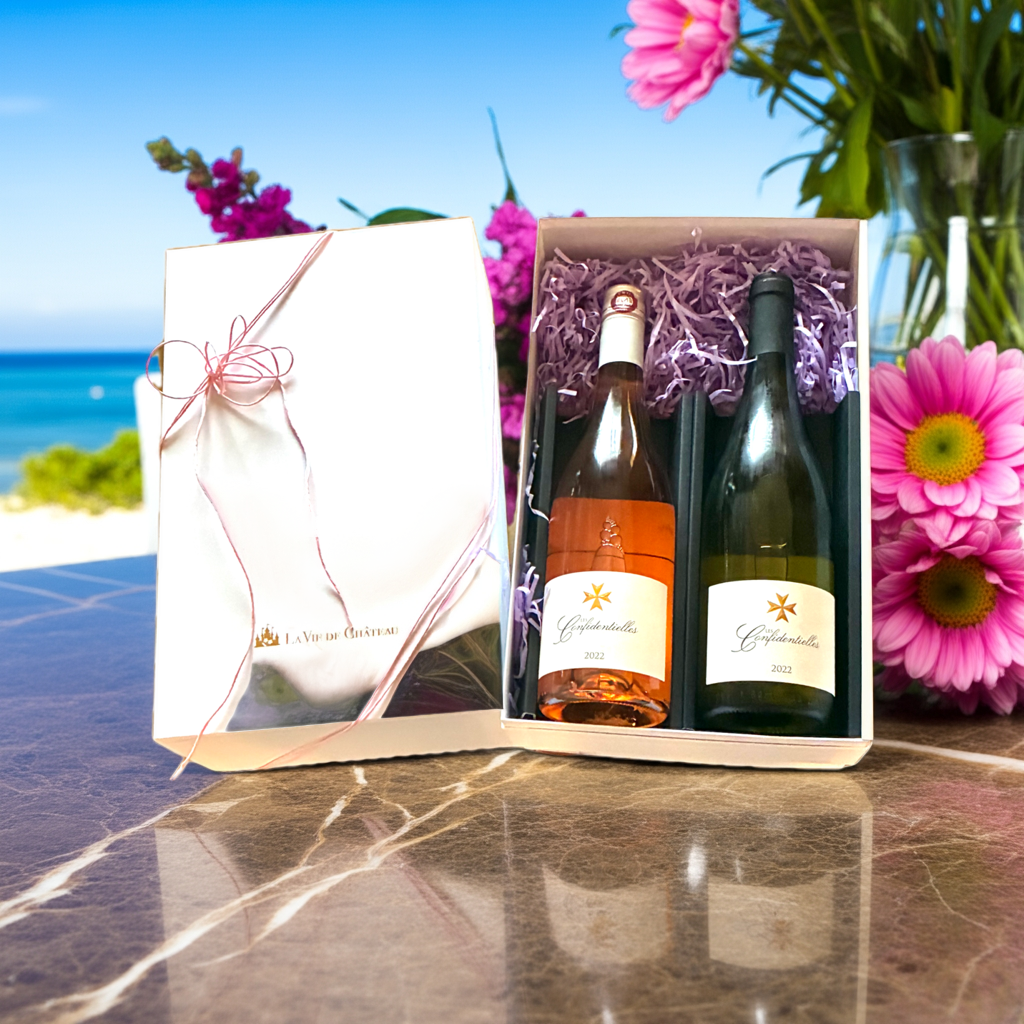 Coffret Confidentiel (blanc & rose)