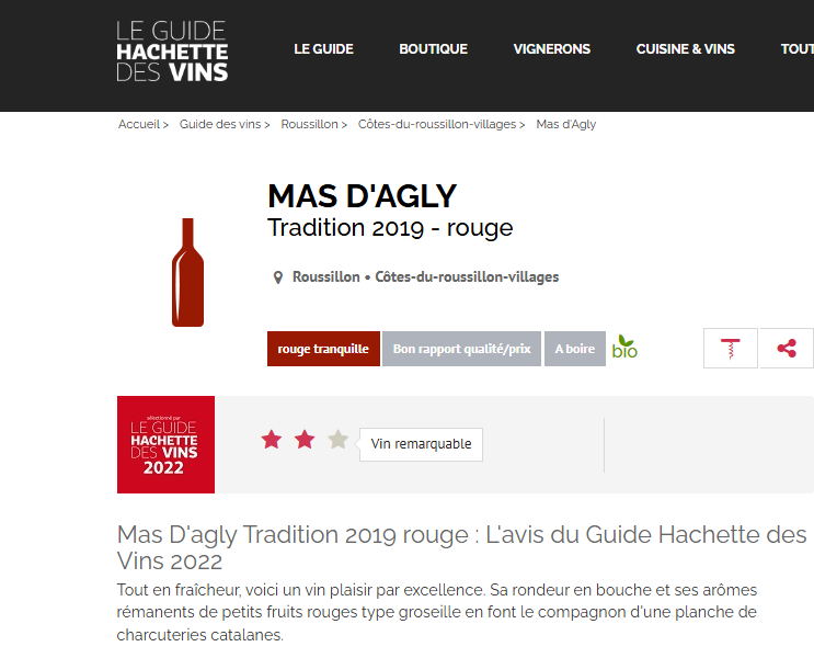 Tradition 2019 avec coffret cadeau (vin rouge)