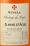 Vin de dessert Héritage de Temps 5ANE (vieilli selon les méthodes du 13ème siècle)