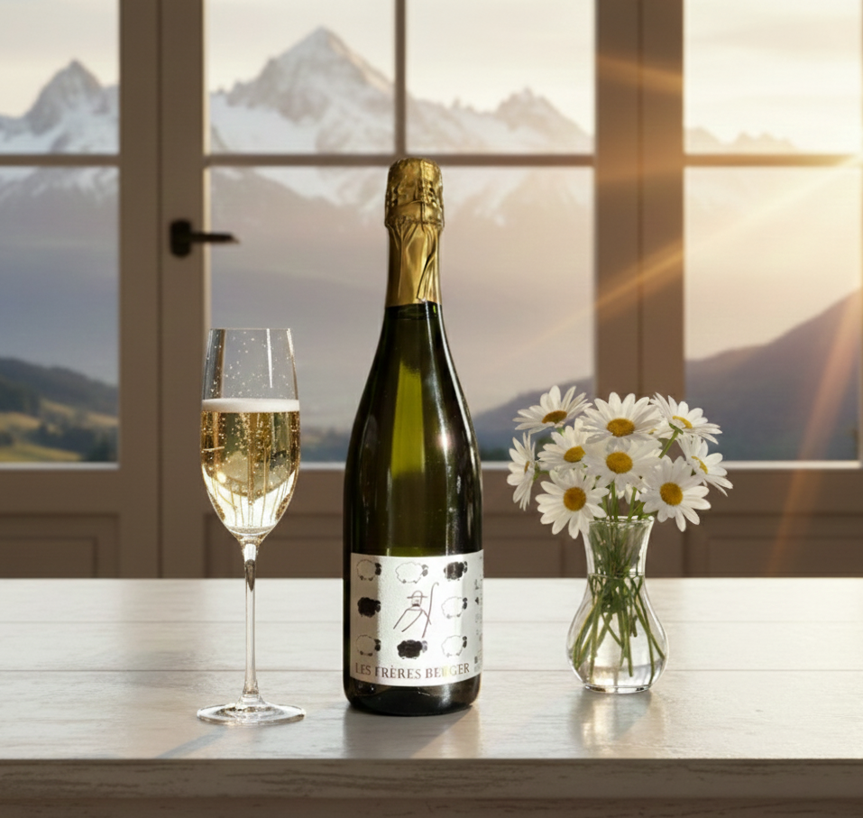 スパークリングワイン_レ フレール ベルジェ ペットナット ナチュレル シュナン ブラン