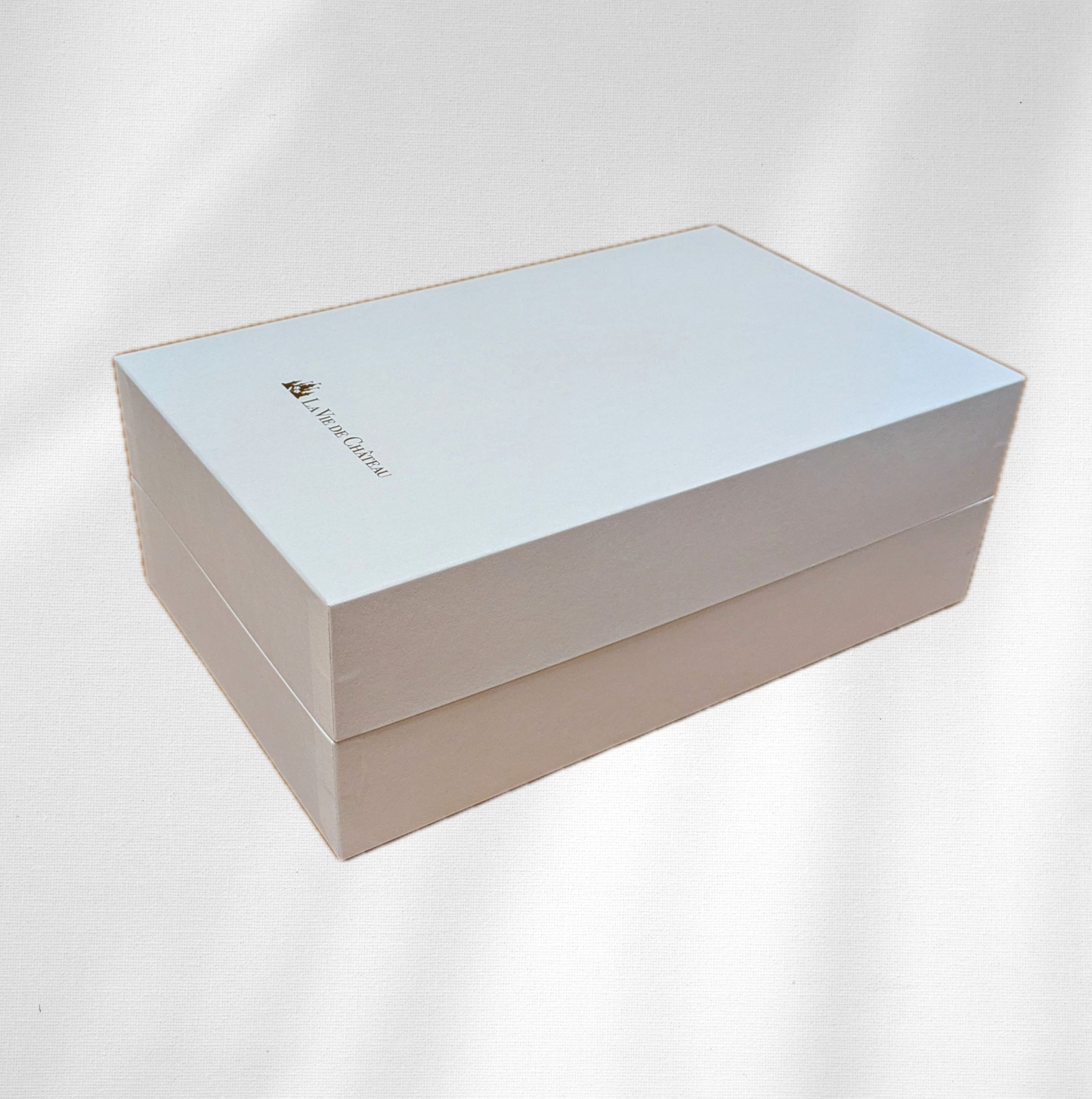 シャトーギフトBOX (リッチホワイト*ゴールドお城マーク入り)