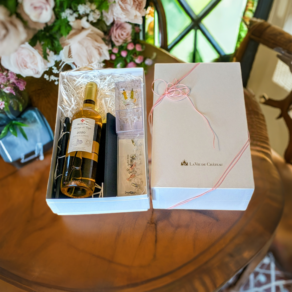 Vin de dessert (patrimoine) et marque-verres & cadeaux