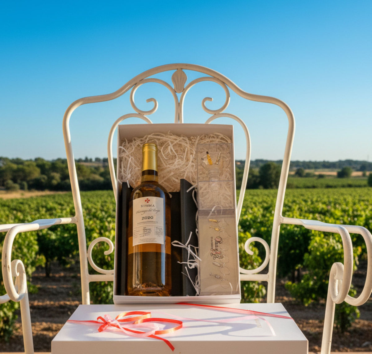 Vin de dessert (patrimoine) et marque-verres & cadeaux