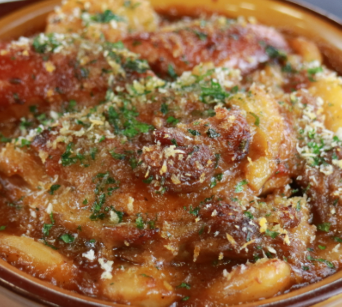 9月13日のブログ～ドメーヌシングラに合う家庭料理～レシピまで　簡易カスレ