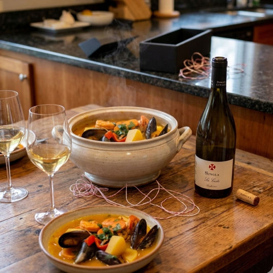4月14日のブログ :「【最高のペアリング】海の恵みを飲み干す。ブイヤベース×ドメーヌ・シングラの極上体験」
