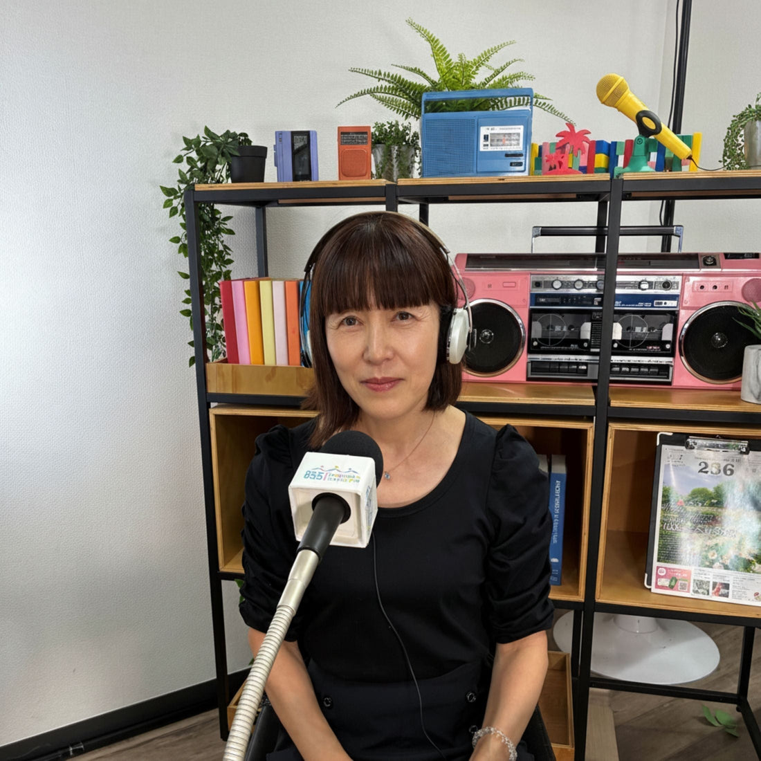 金沢シーサイドFMに出演したラヴィデシャトー代表・トゥーレール晴美
