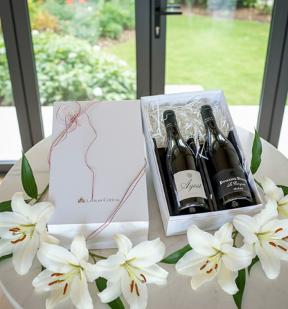 高級白ワイン＆高級赤ワイン＿オーゴスト＆ラカリニャン＿おしゃれギフトBOXプレゼント