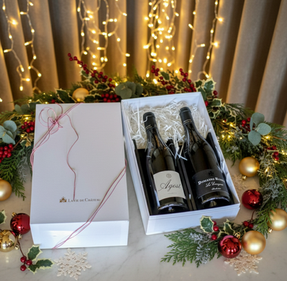 高級白ワイン＆高級赤ワイン＿オーゴスト＆ラカリニャン＿おしゃれギフトBOXプレゼント