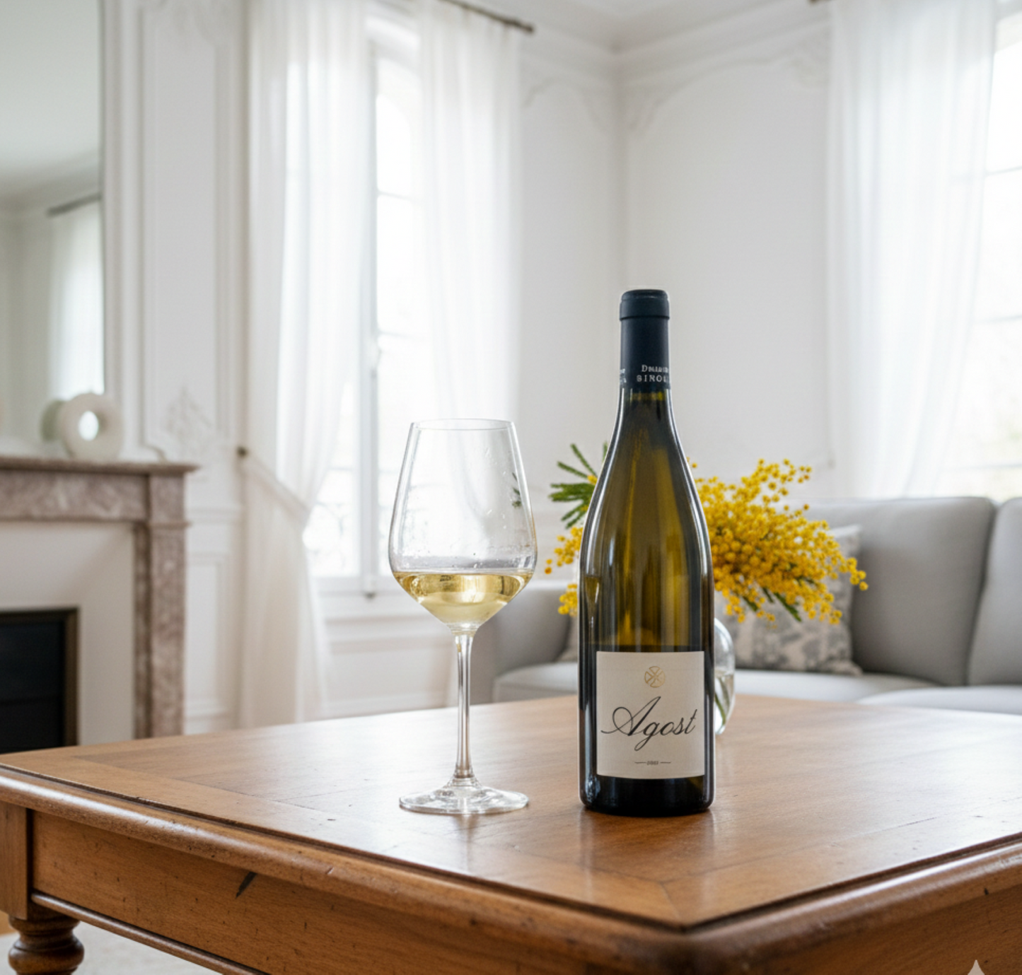 高級白ワイン＆高級赤ワイン＿オーゴスト＆ラカリニャン＿おしゃれギフトBOXプレゼント