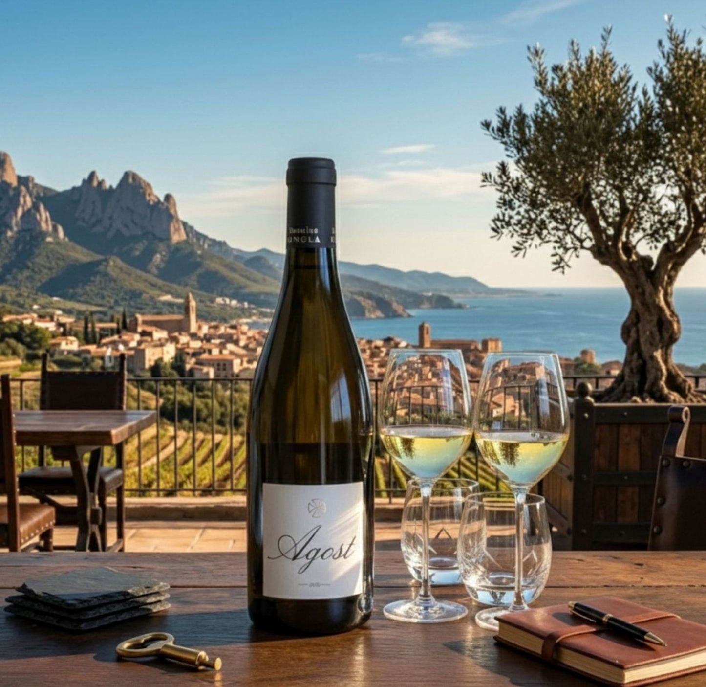 Augost (vin blanc) en coffret cadeau