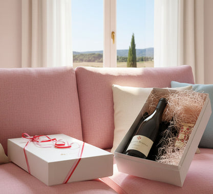 母の日ギフト｜南仏赤ワイン・ アセンシオと南仏ハンドクリーム ・パニエデサンス BOX付き　