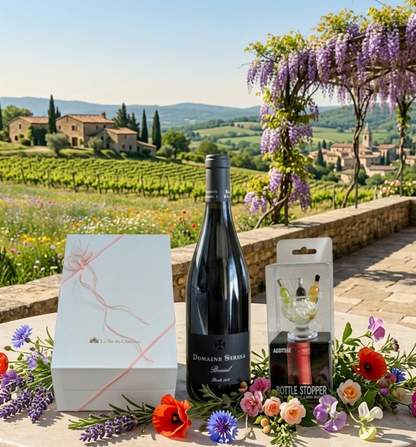 母の日・お祝いギフト｜幻の熟成赤ワイン ブレッソル 2019 ボトルストッパー・BOX付き