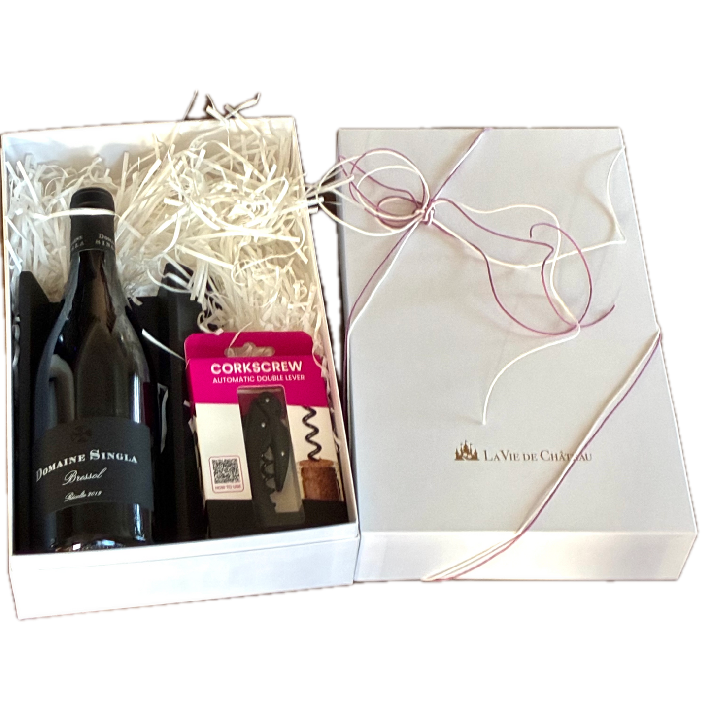 Cadeau de Bresol (vin rouge corsé) et couteau sommelier