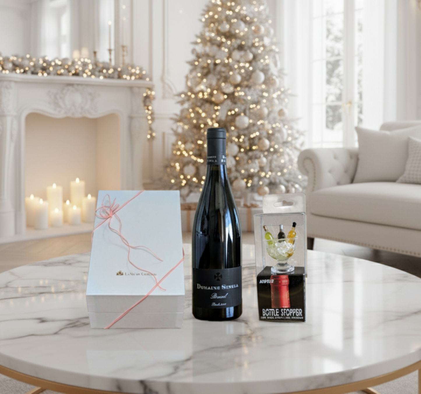 ブレッソル（赤）を買うとギフトBOXとボトルストッパーがついてくる