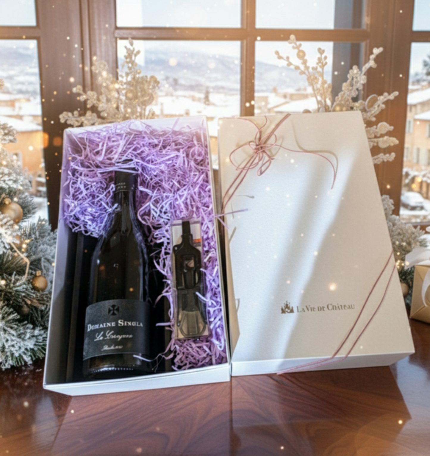 ラ カリニャン（赤）とボトルオープナー（ルクーゼ）【ギフトBOX商品進呈対象商品】