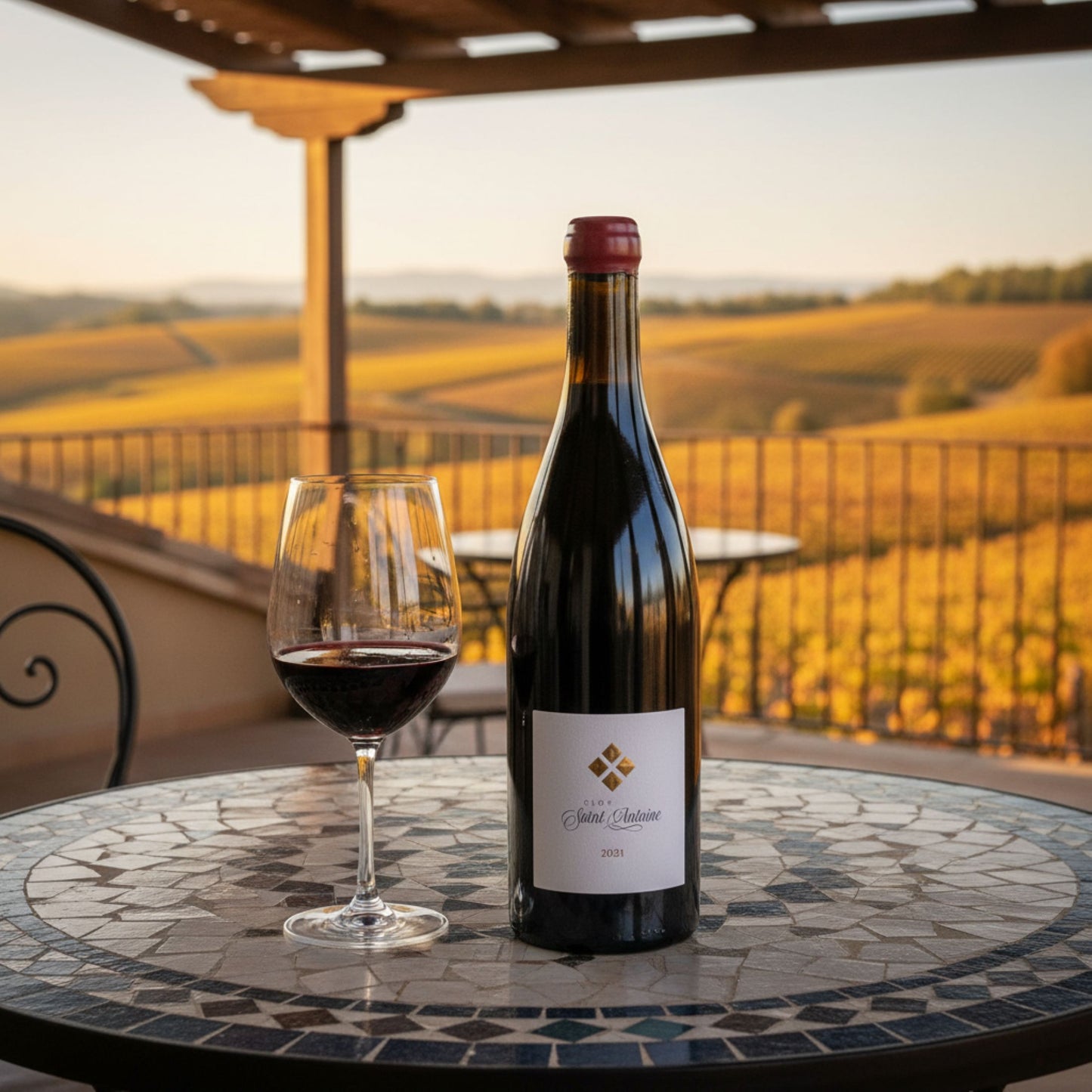 Coffret cadeau de 2 bouteilles de vin du Roussillon (Croix Saint-Antoine &amp;)