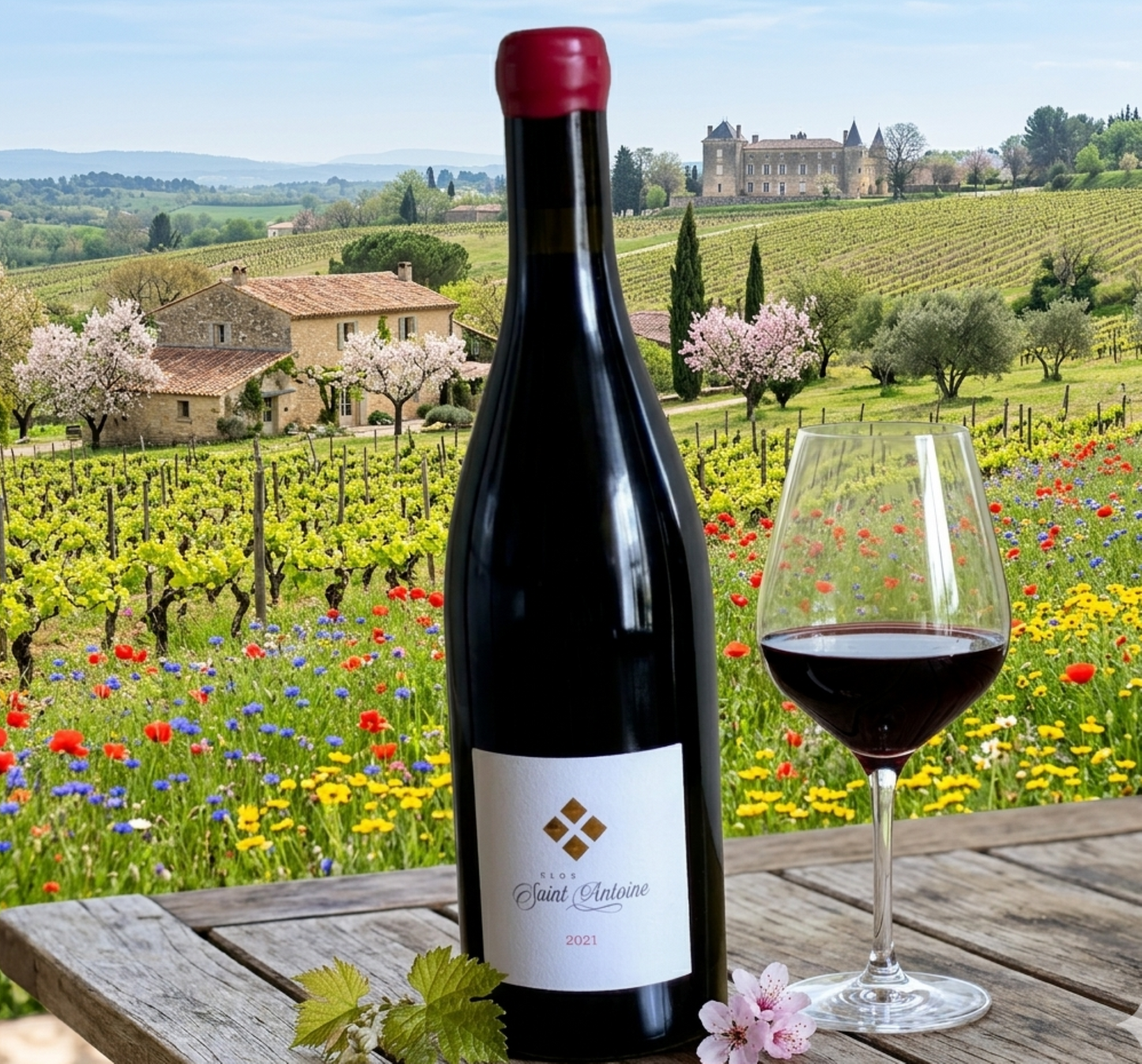 赤ワイン ギフト 2本セット｜ブレッソル＆クロス・セイント・アントワーヌ｜白金BOX無料｜南仏ルーション ｜退職祝い｜結婚祝い