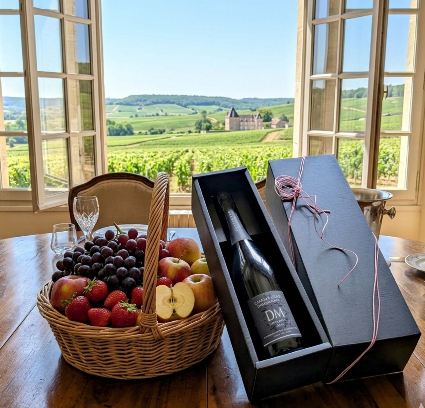Champagne Doyarumae Premier Cru en coffret cadeau