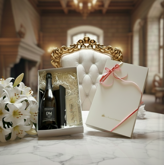 辛口シャンパン＿ドヤールマエ＆ワインマーカー＿おしゃれギフトBOXプレゼント