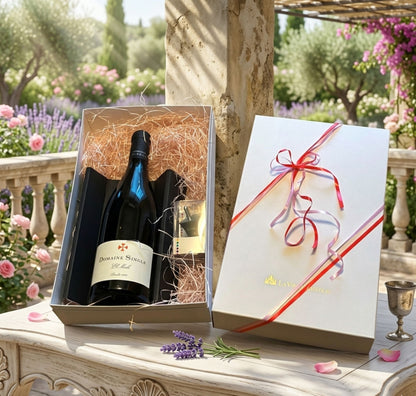 春のお祝い｜ワインギフト【シラー系の余韻の残るシラー系｜赤ワインとボトルストッパー兼用ポアラー】ドメーヌ・シングラ｜エルモリ｜南仏ルーションの逸品｜750ML