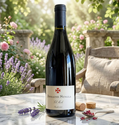 春のお祝い｜ワインギフト【シラー系の余韻の残るシラー系｜赤ワインとボトルストッパー兼用ポアラー】ドメーヌ・シングラ｜エルモリ｜南仏ルーションの逸品｜750ML
