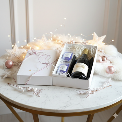 辛口白ワインをカクテル風に＿グラン・レぜルブ2022＆シャトーシュガー＿おしゃれギフトBOX付き