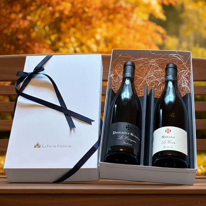 結婚式・誕生日・お中元ワインギフト｜ BIO紅白 2本 ラカリニャン＆ラコスト BOX付　送料無料