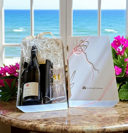  La Coste  (vin blanc parfumé du sud de la France) et coffret cadeau accessoires