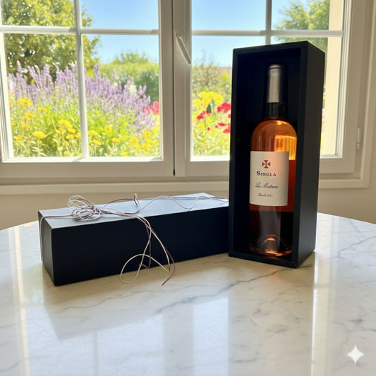 2026年2月日本上陸】販売スタート｜【ブラックギフトBOX入】ドメーヌ・シングラ｜ラマテイン｜ ロゼ　｜オーガニック|クオリティアップで新登場｜お祝い｜ ギフト｜プレゼント｜ 750ML