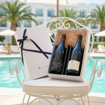 Coffret cadeau de Carignan et Lacoste (vins rouges et blancs du sud de la France)