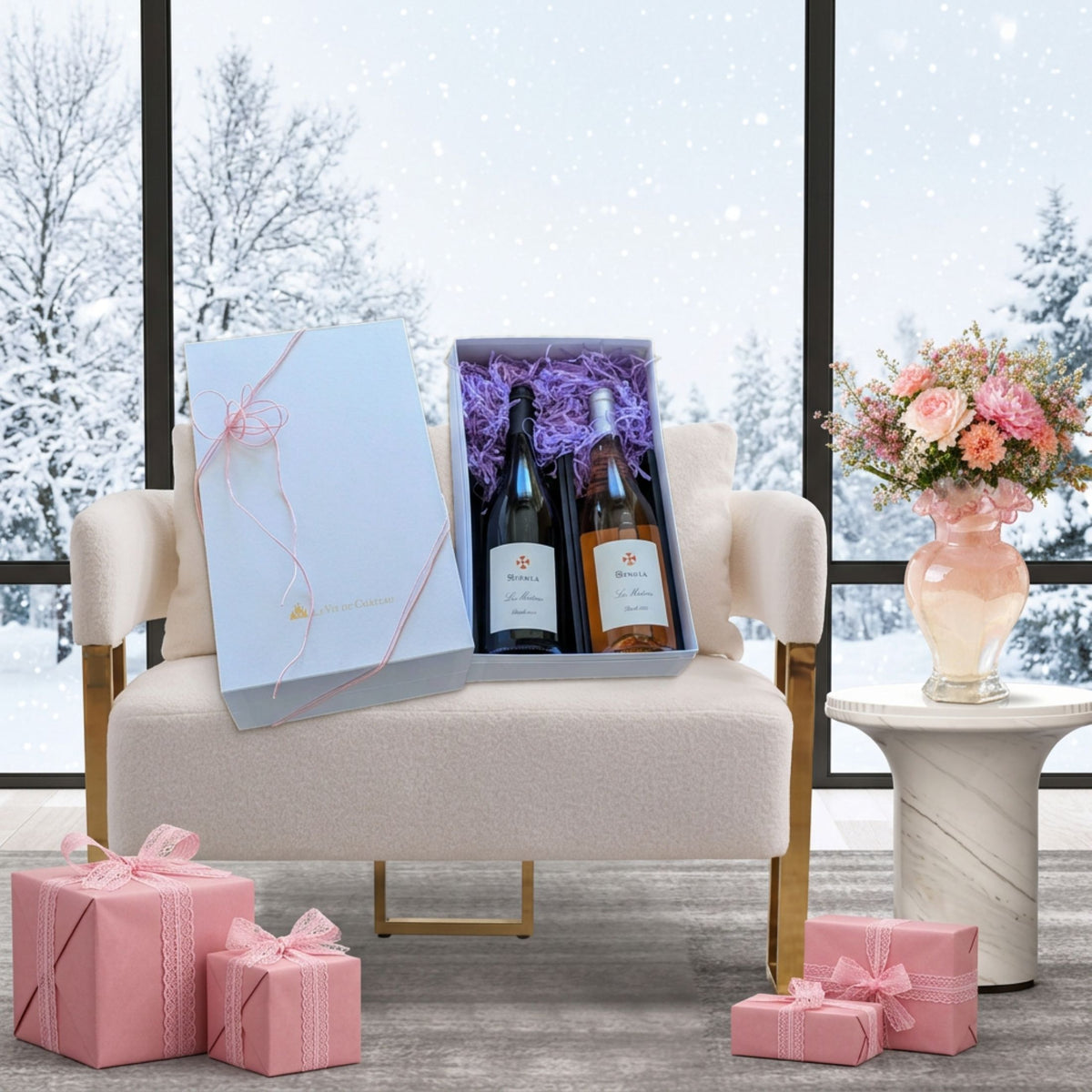Coffret cadeau Double Ramatan (Blanc et Rose)