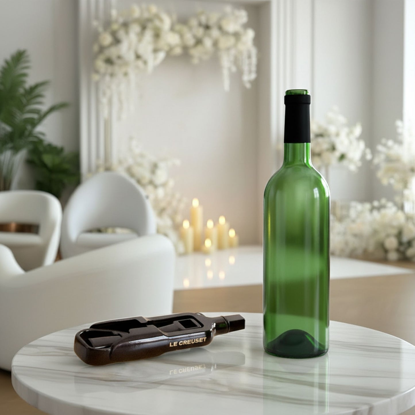 Coffret A de vin blanc (avec Orgos) et accessoires de vin pour les gourmets