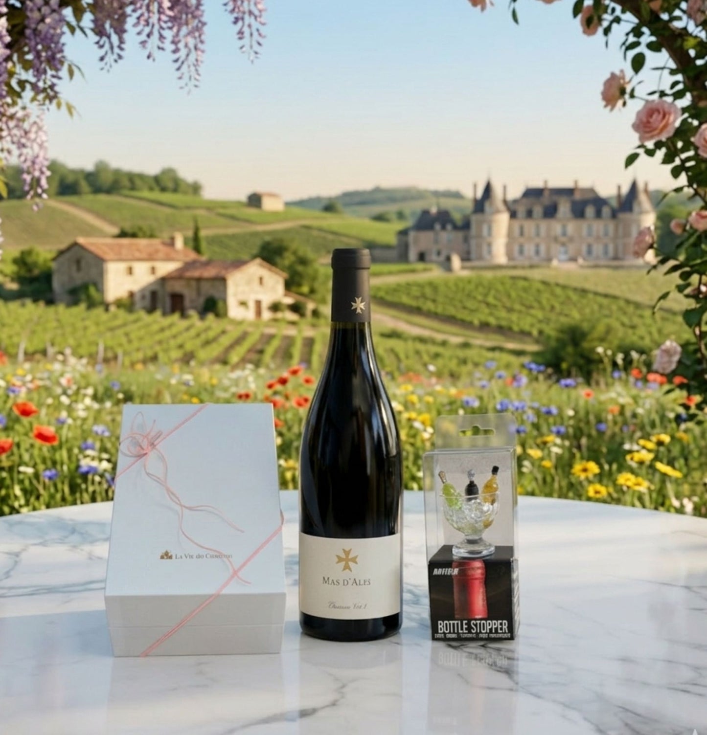 母の日・お祝いギフトに一番人気 南仏熟成赤ワイン レゼルヴ 2018 ストッパー付き 豪華BOX