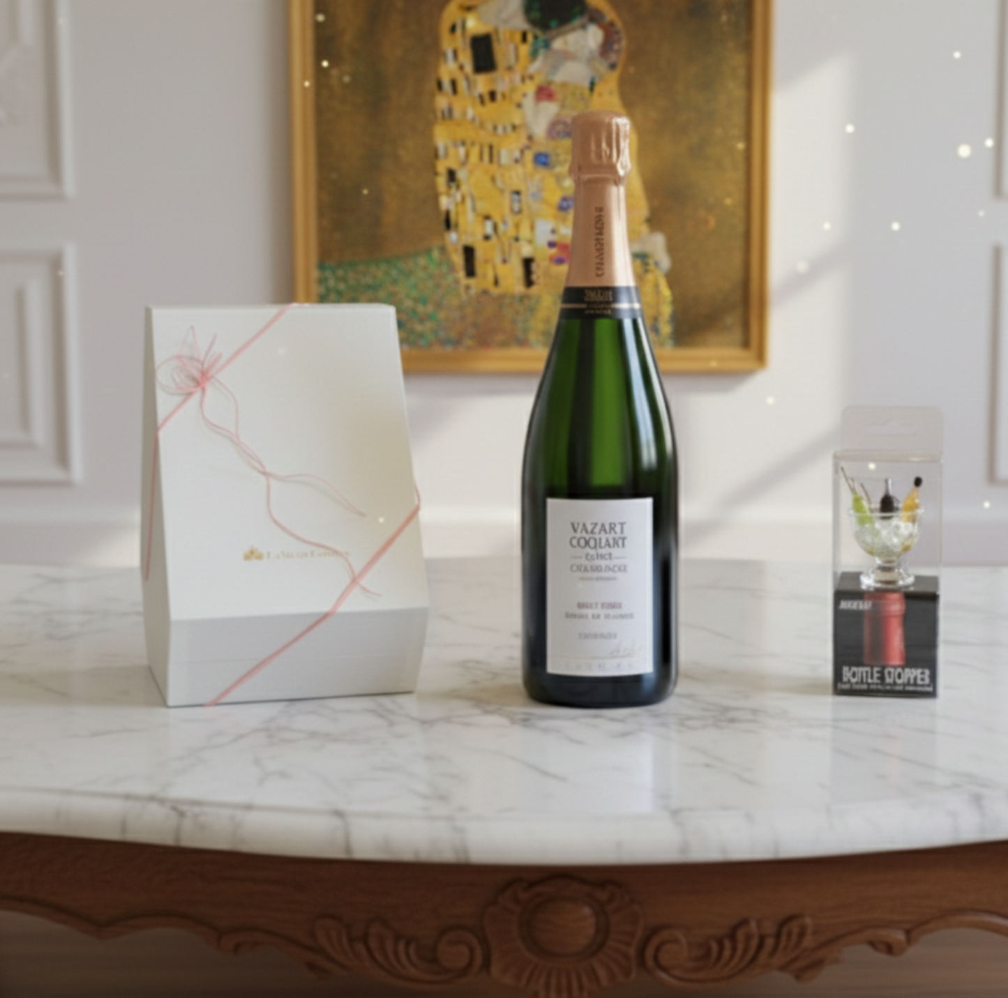 ギフトBOXとプレゼント付き＿グランクリュシャンパン_ヴァザール コカール