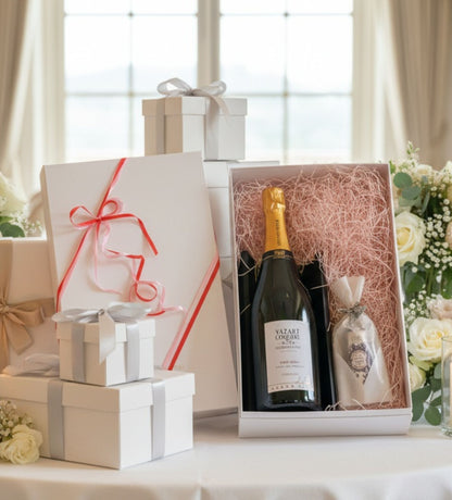 結婚式・誕生日・特別な日にシャンパン グランクリュ＆仏ハンドクリーム ギフトセット BOX付き