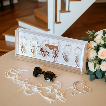 結婚式・誕生日・ホリデーギフト❘チャーミングドライの白「コンフィデンティエルブラン＆グラスマーカー❘BOX付き