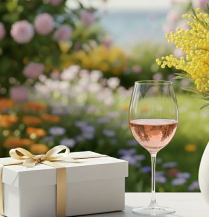 春に贈るミネラル感のあるロゼワイン｜【ブラックギフトBOX入】ドメーヌ・シングラ｜ラマテイン｜ ロゼ　｜オーガニック|2026年正規初日本に到着｜お祝い｜ ギフト｜お礼｜プレゼント｜ 750ML