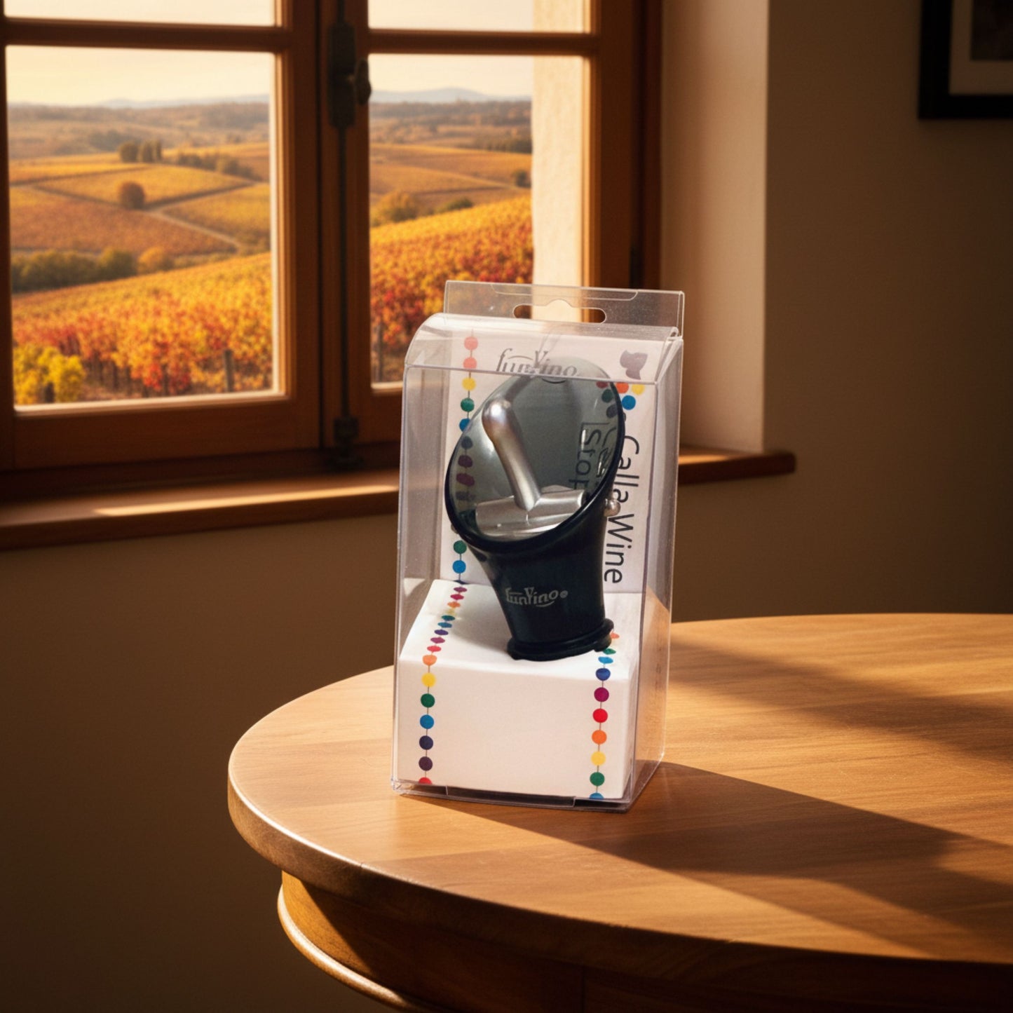Coffret cadeau contenant 2 bouchons et becs verseurs
