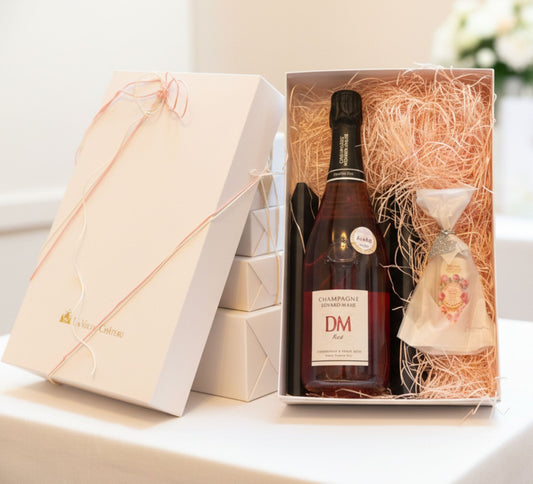 結婚式・誕生日のギフト シャンパン ロゼ＆プロヴァンスクリーム ギフトセット BOX付き｜ドヤールマエ