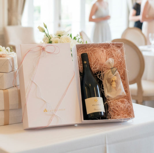 結婚式・誕生日 南仏赤ワイン＆プロヴァンスハンドクリーム ギフトセット BOX付き｜ レゼルヴ