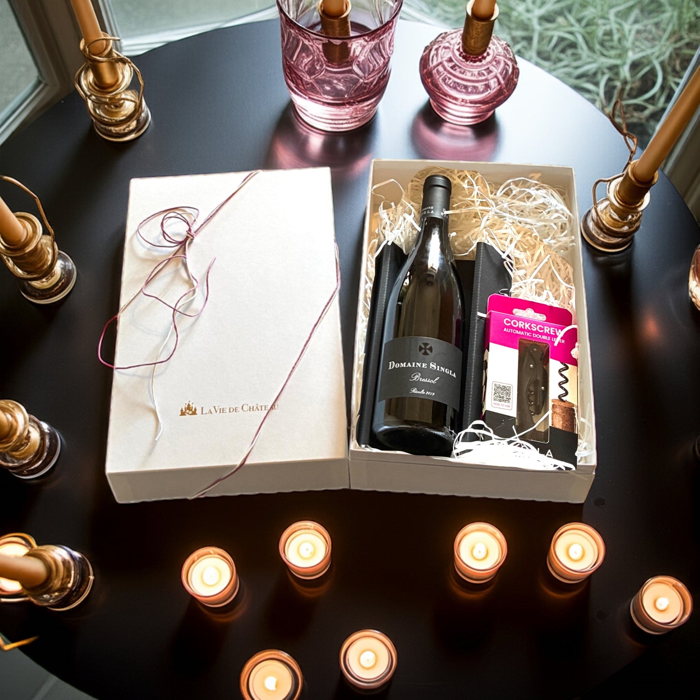 Cadeau de Bresol (vin rouge corsé) et couteau sommelier